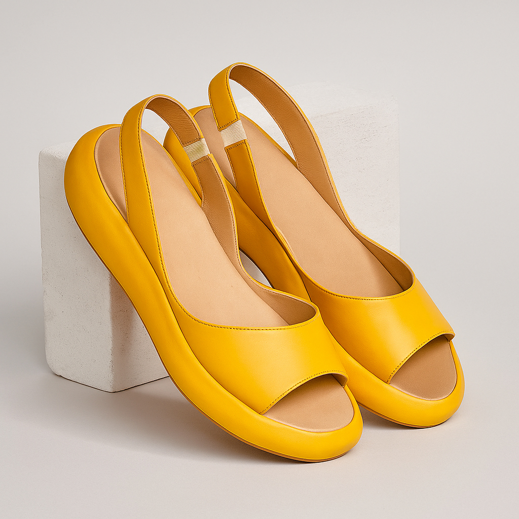 Women’s Cushioned Sandals with Ergonomic Support and Slip-Resistant Sol