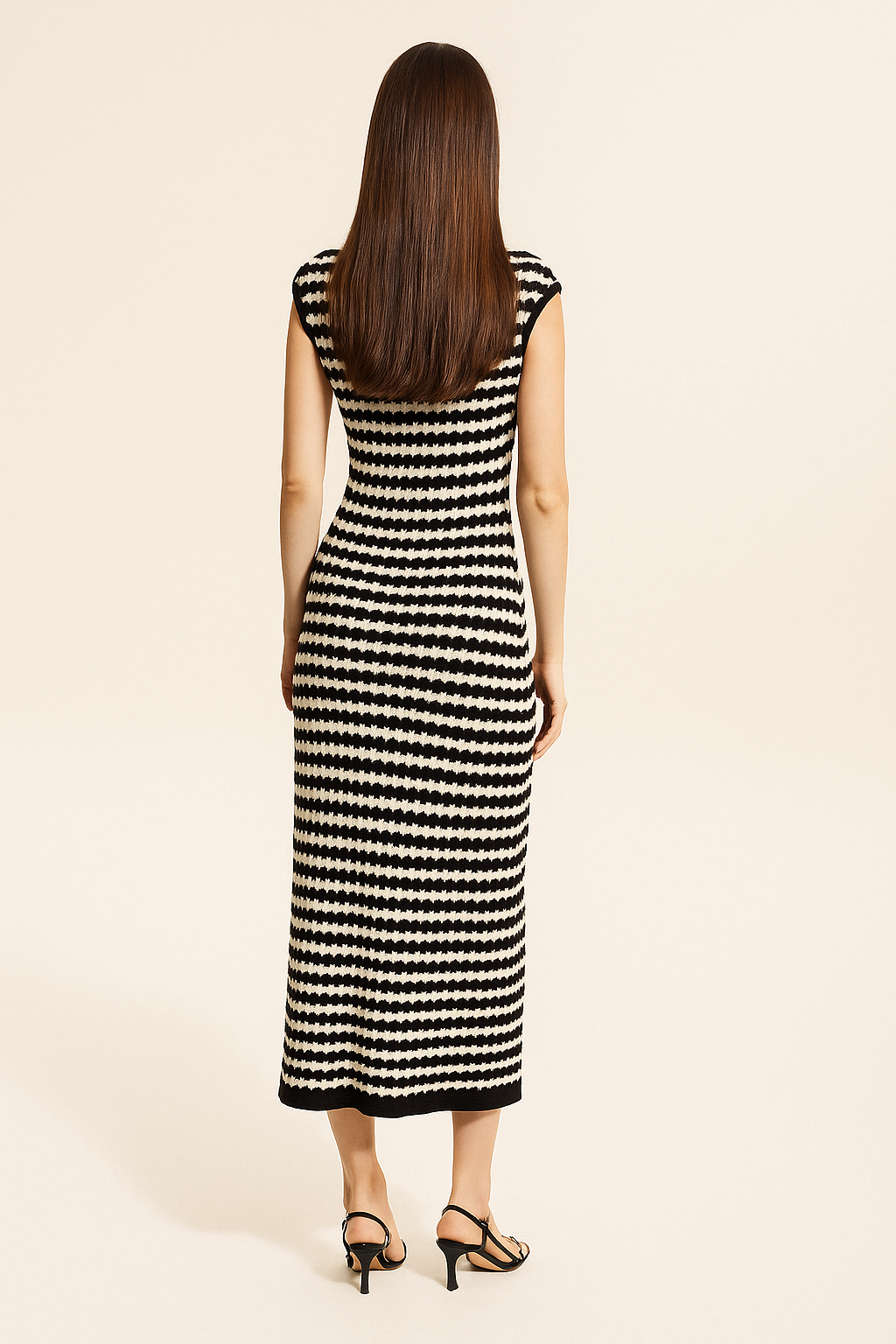 Maxi Dress with Knit Binding