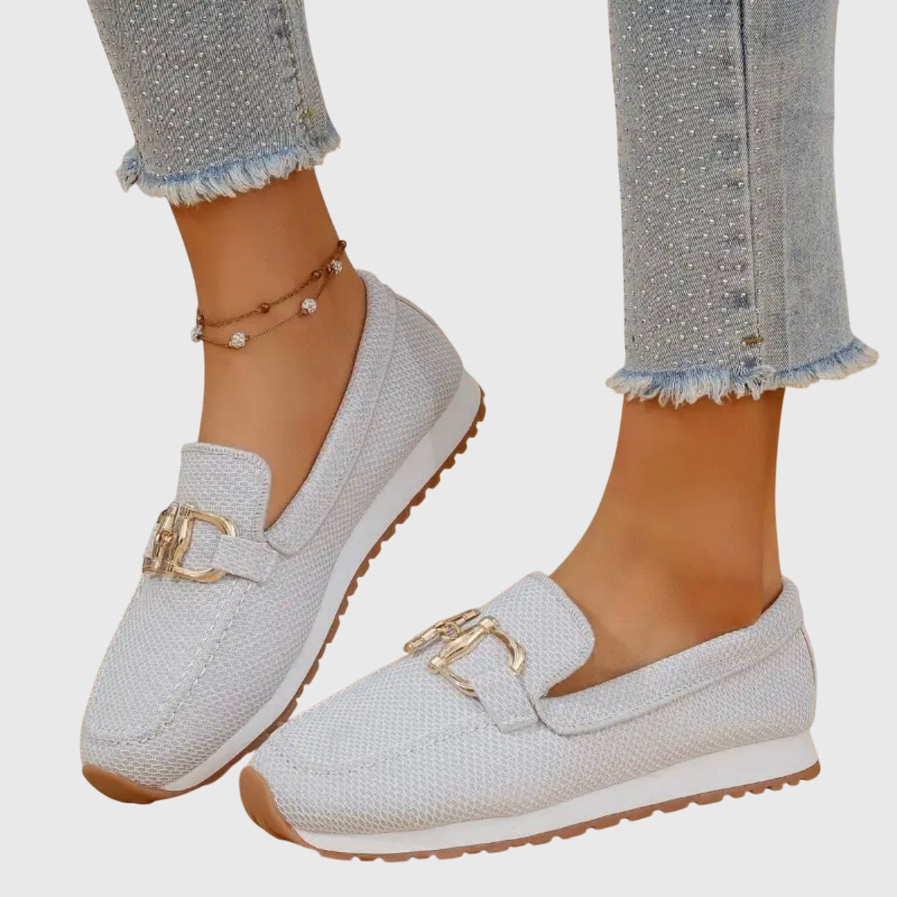Orthopedic Loafers with Ergonomic Sole Structure