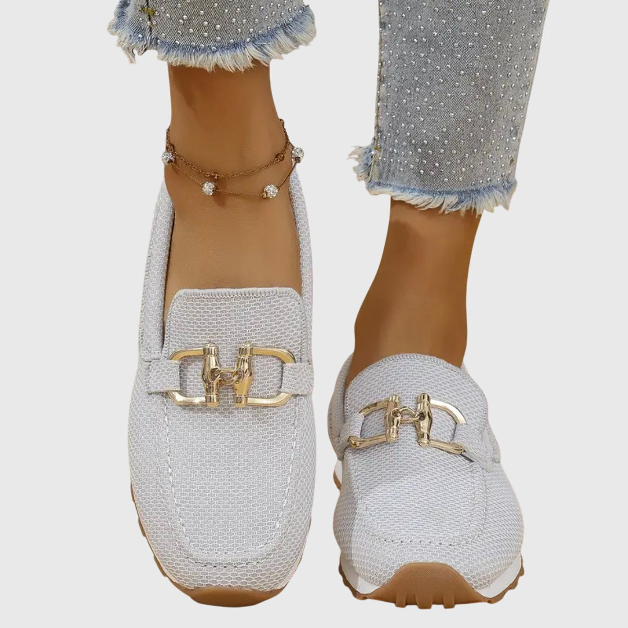 Orthopedic Loafers with Ergonomic Sole Structure