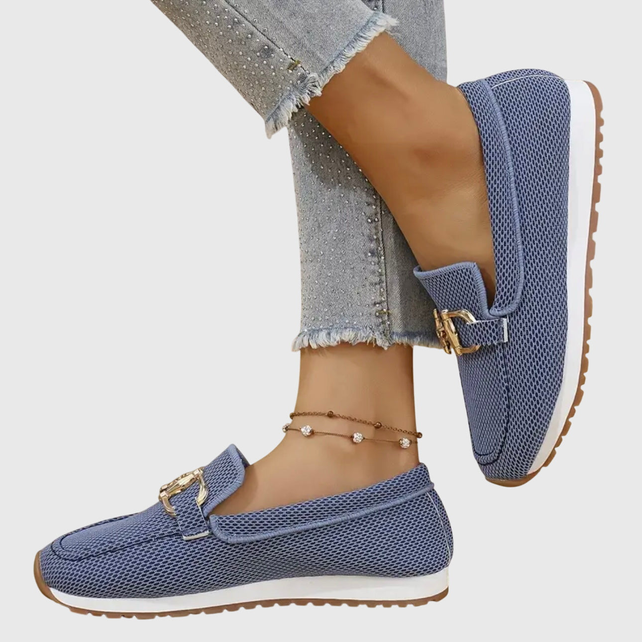 Orthopedic Loafers with Ergonomic Sole Structure