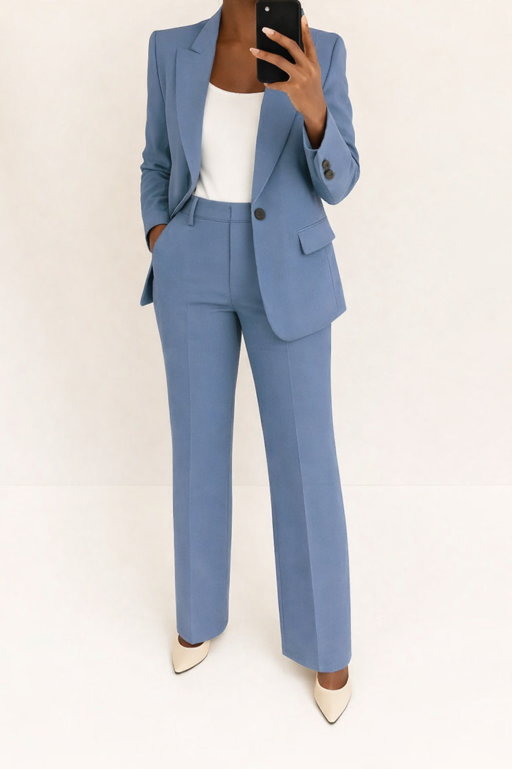 Women’s Two Piece Blazer and Trousers Set