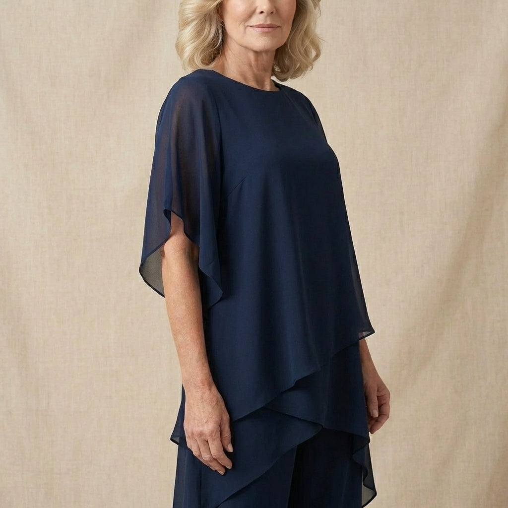 Women’s Draped Two Piece Set
