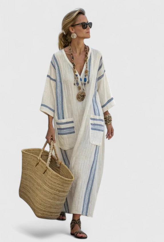Women’s Elegant Summer Maxi Dress with Flowy Silhouette