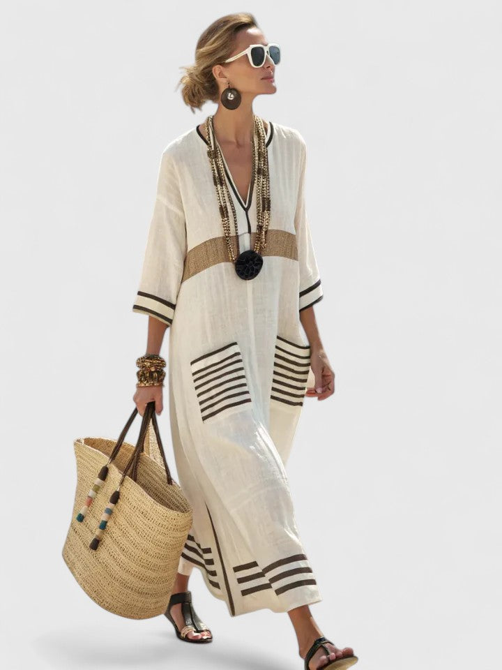 Women’s Elegant Summer Maxi Dress with Flowy Silhouette