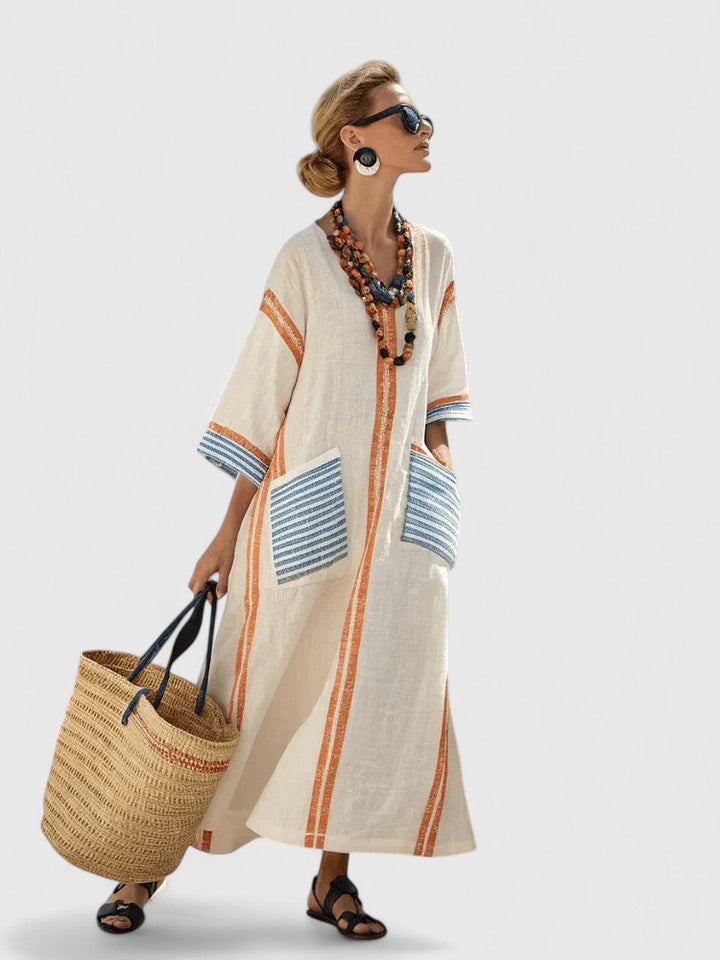 Women’s Elegant Summer Maxi Dress with Flowy Silhouette
