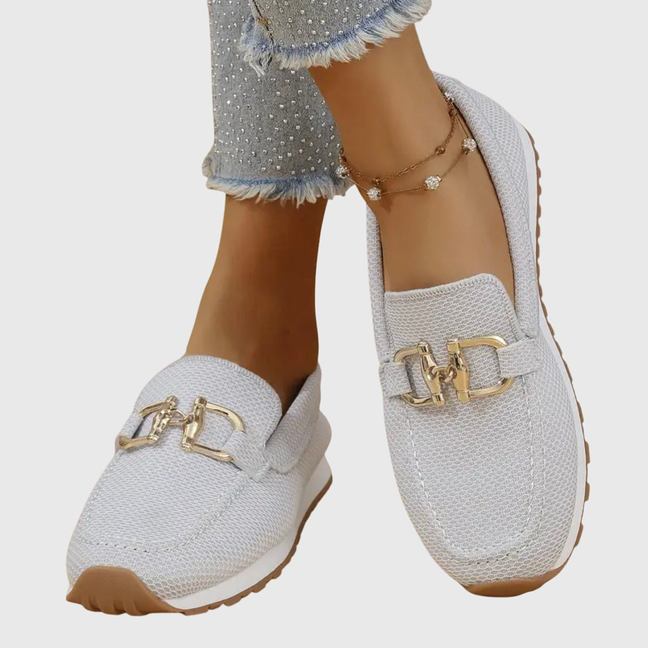 Orthopedic Loafers with Ergonomic Sole Structure