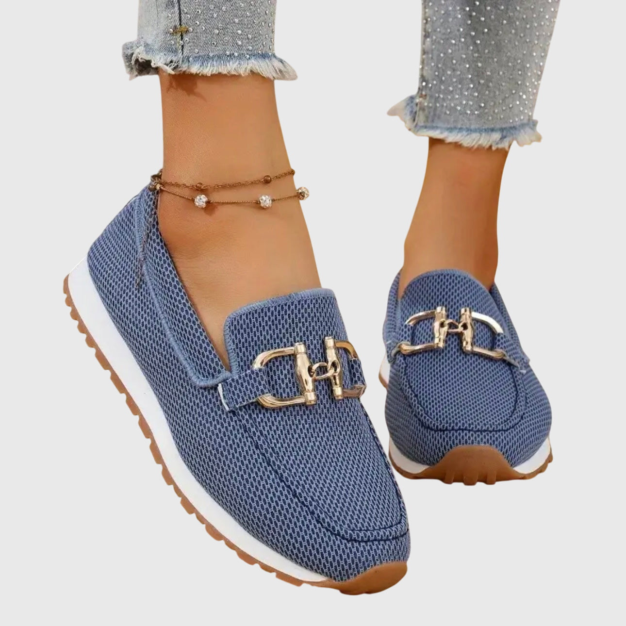 Orthopedic Loafers with Ergonomic Sole Structure