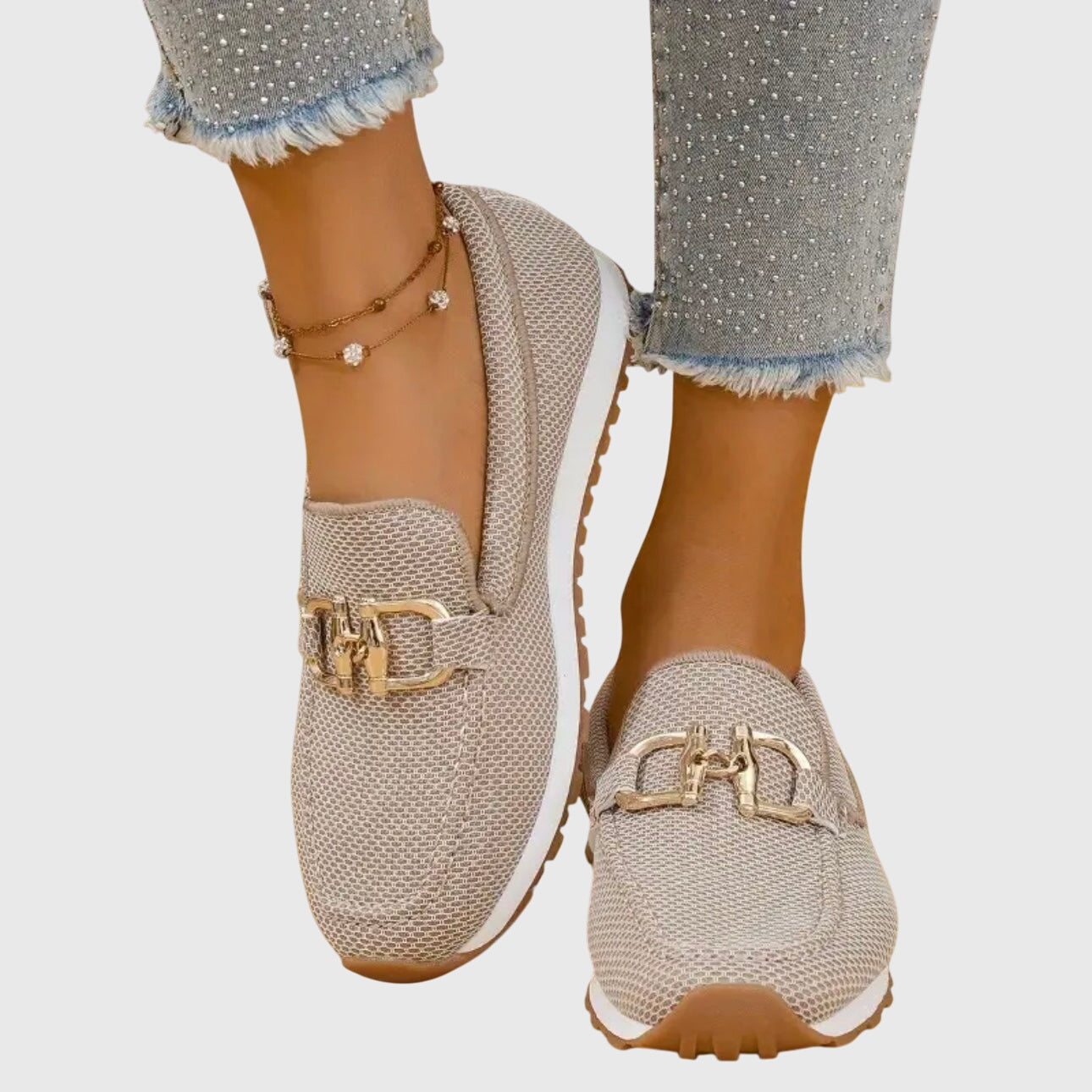 Orthopedic Loafers with Ergonomic Sole Structure