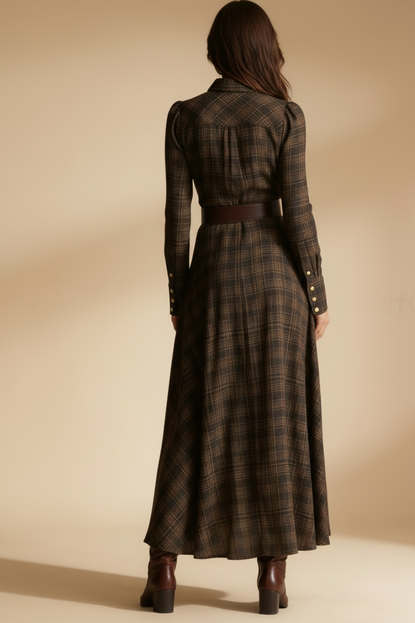 Vintage Inspireret Maxi Kjole