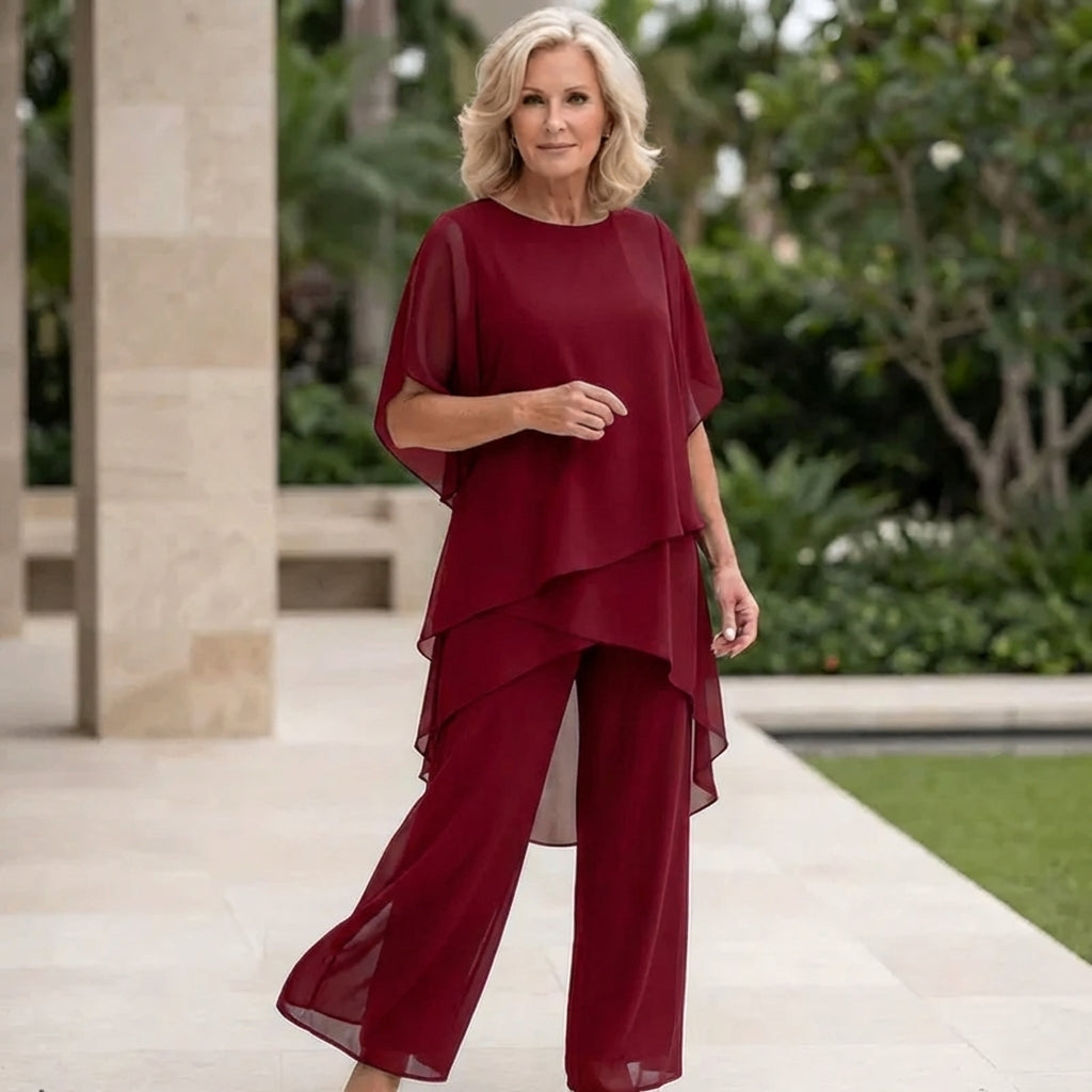 Women’s Draped Two Piece Set