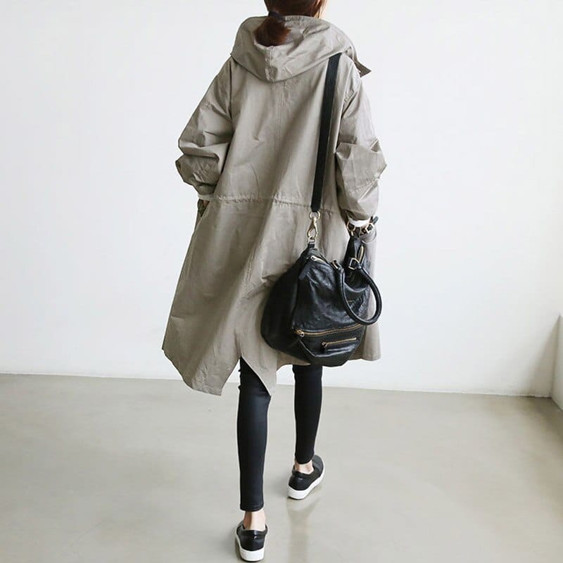 Women’s Waterproof Belted Trench Coat