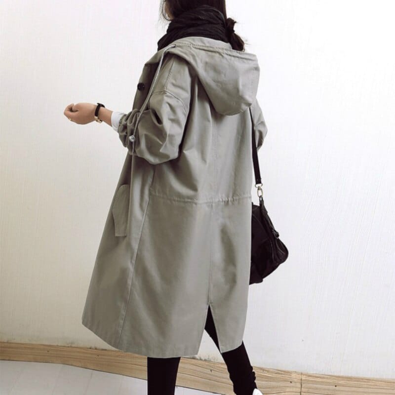 Women’s Waterproof Belted Trench Coat