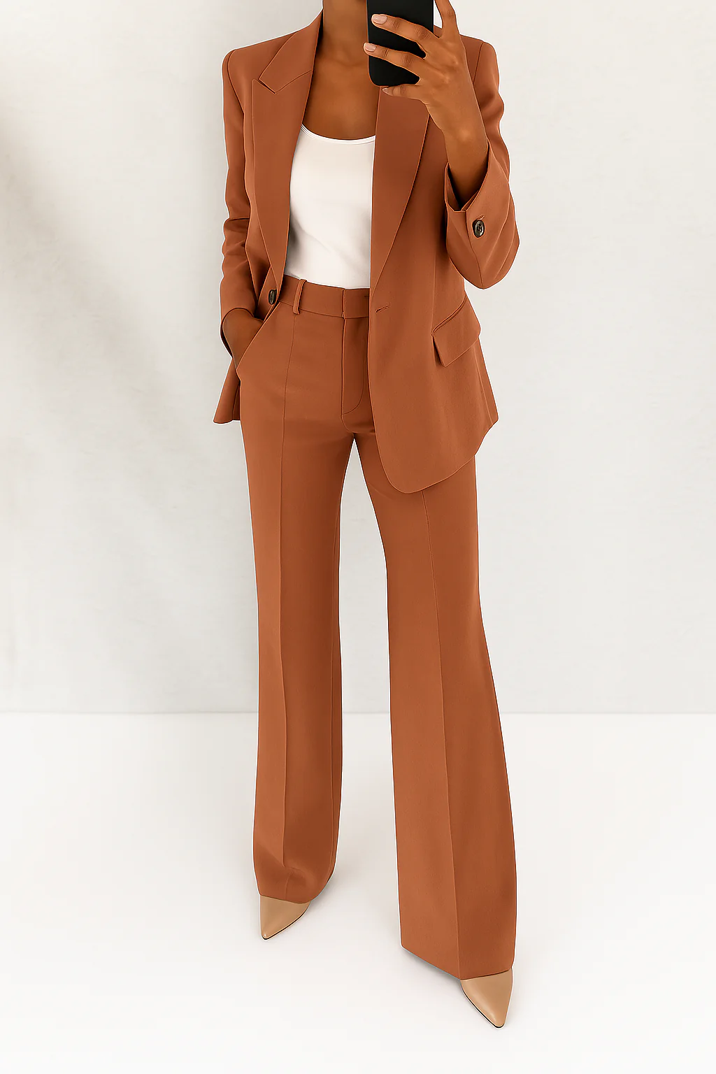 Women’s Two Piece Blazer and Trousers Set