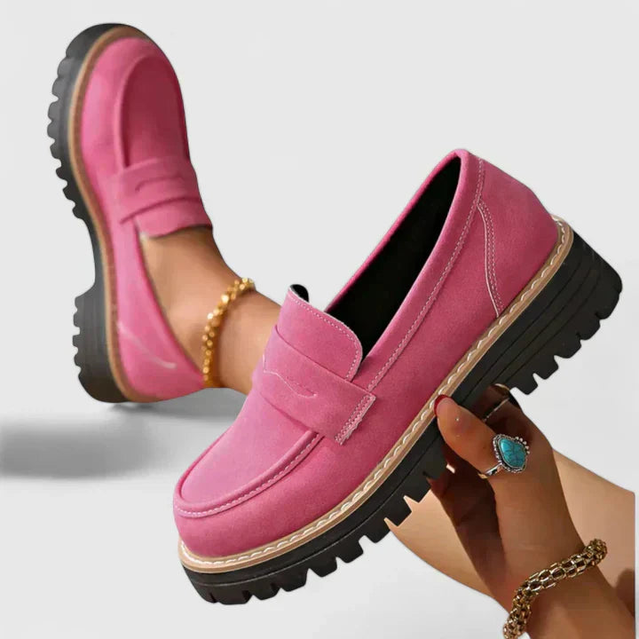 Orthopedic Loafers with Lightweight Sole Design