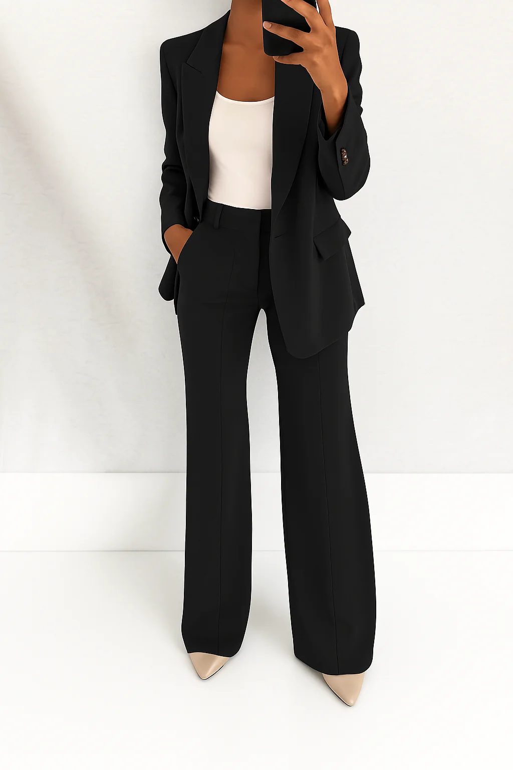 Women’s Two Piece Blazer and Trousers Set