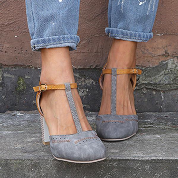 Women’s Orthopedic Heels with Stable Mid Heel Design