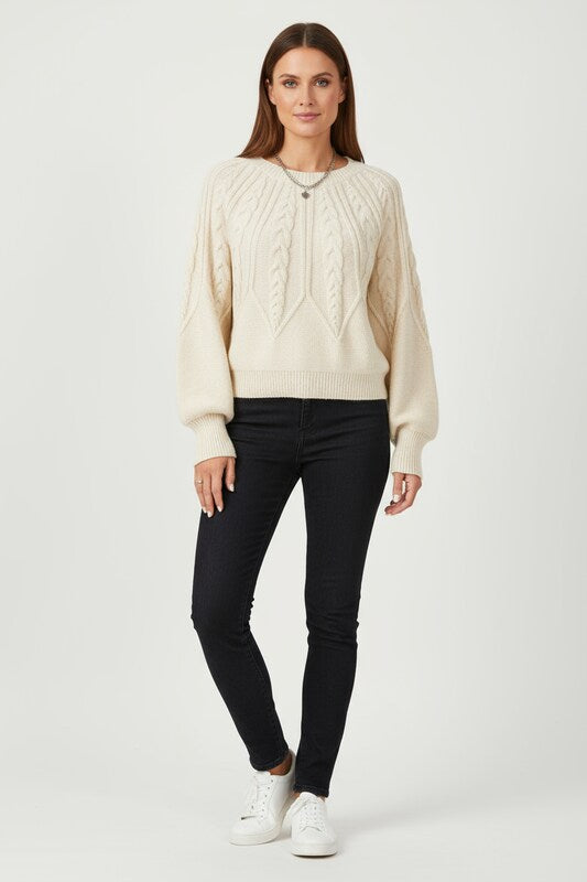Cable Knit Sweater Timeless Elegance