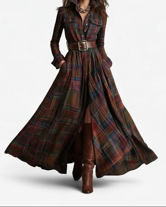 Elegant Flowing Maxi Dress with Flattering Silhouette