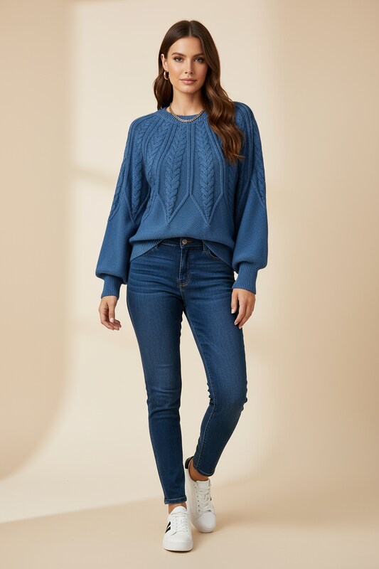 Cable Knit Sweater Timeless Elegance