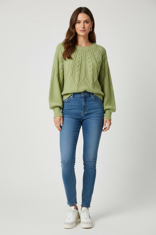 Cable Knit Sweater Timeless Elegance