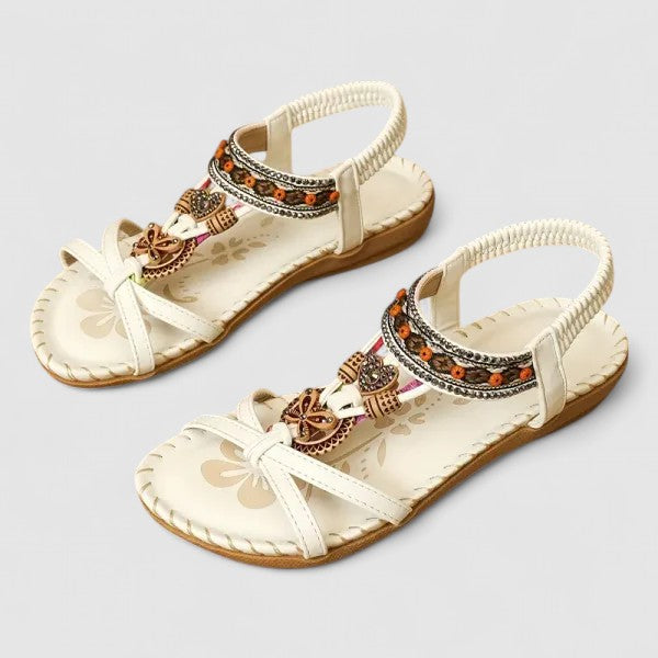 Women’s Orthopedic Sandals with Supportive Sole and Heel Strap