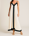 Sicily Old Money Slip Maxi Dress