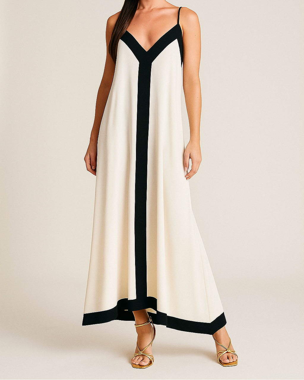 Sicily Old Money Slip Maxi Dress