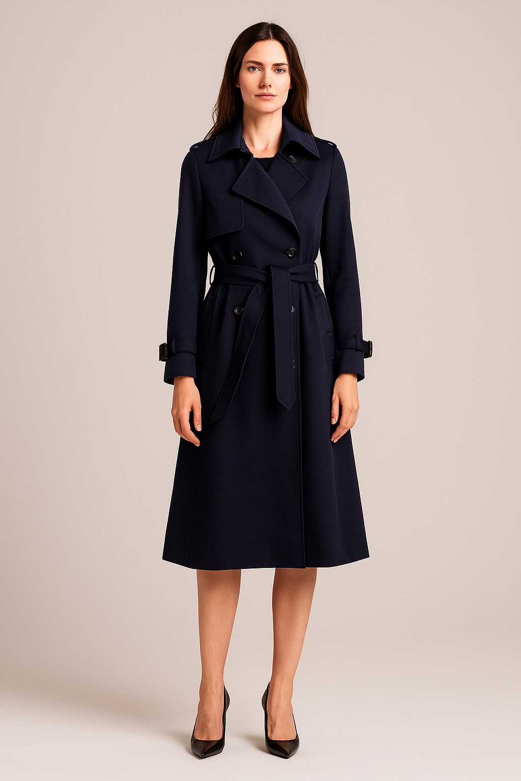 Women’s Double Breasted Trench Coat