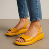 Women’s Cushioned Sandals with Ergonomic Support and Slip-Resistant Sol