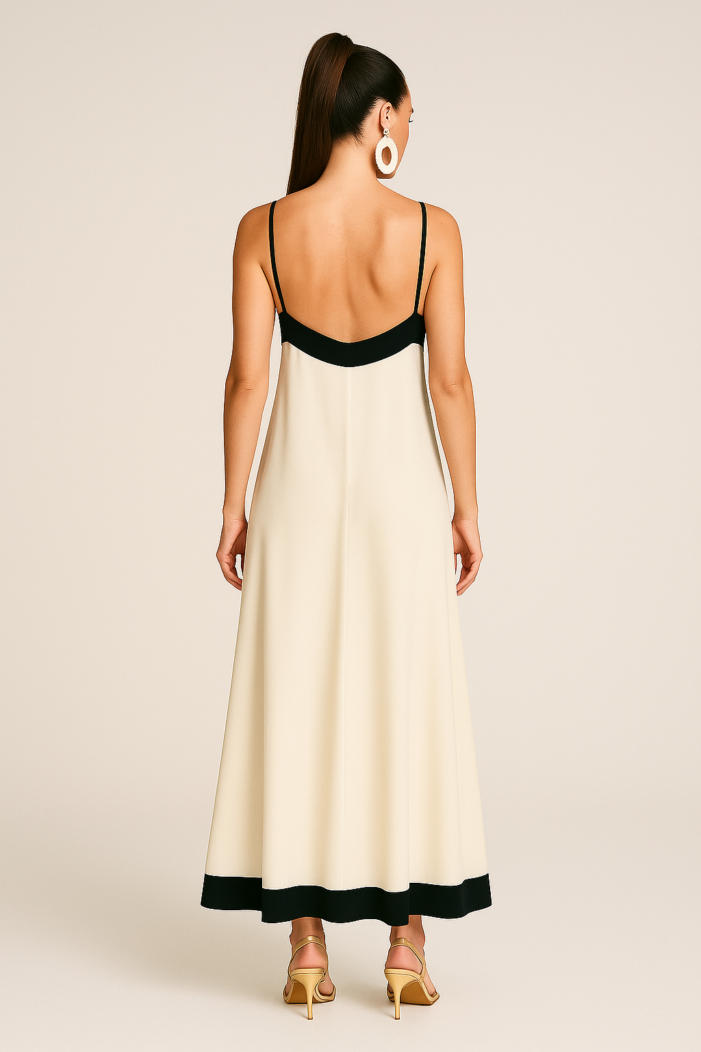 Sicily Old Money Slip Maxi Dress