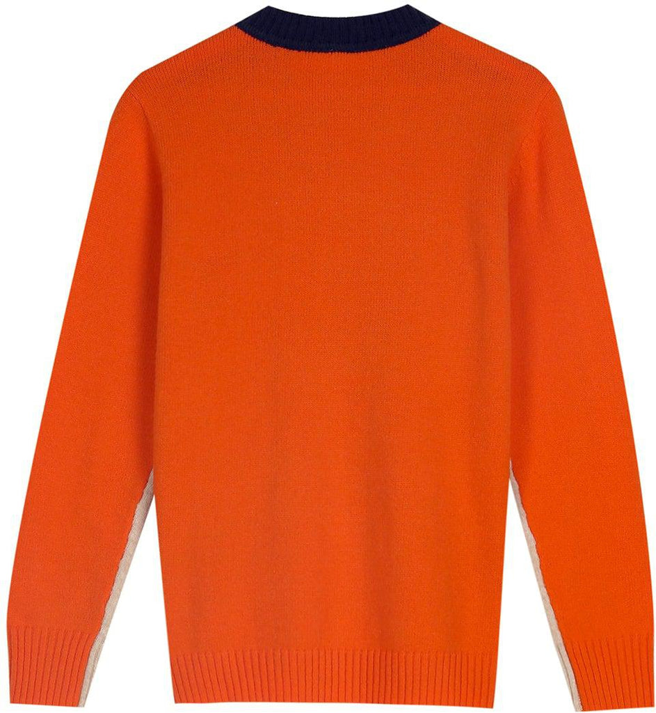 Women’s Striped Knit Jumper with Colour Block Design