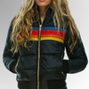 Women’s Colour Block Hooded Puffer Jacket
