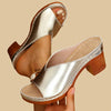 Women’s Orthopedic Sandals with Thick Heel and Slip-On Design