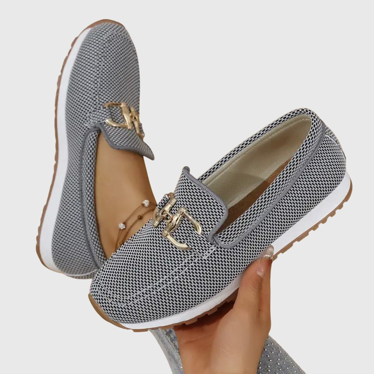 Orthopedic Loafers with Ergonomic Sole Structure