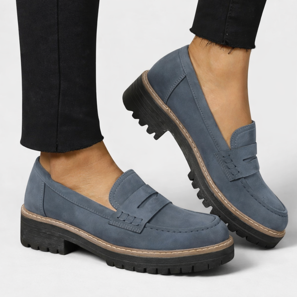 Orthopedic Loafers with Lightweight Sole Design