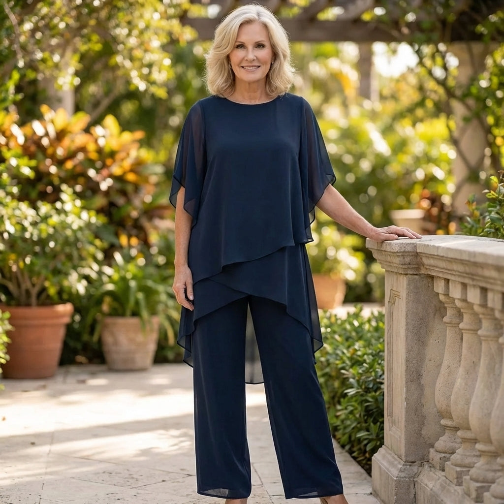 Women’s Draped Two Piece Set