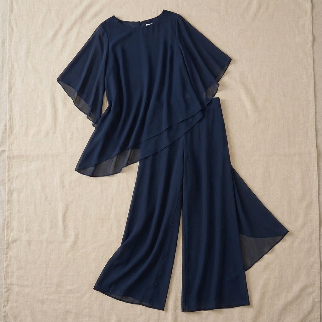 Women’s Draped Two Piece Set