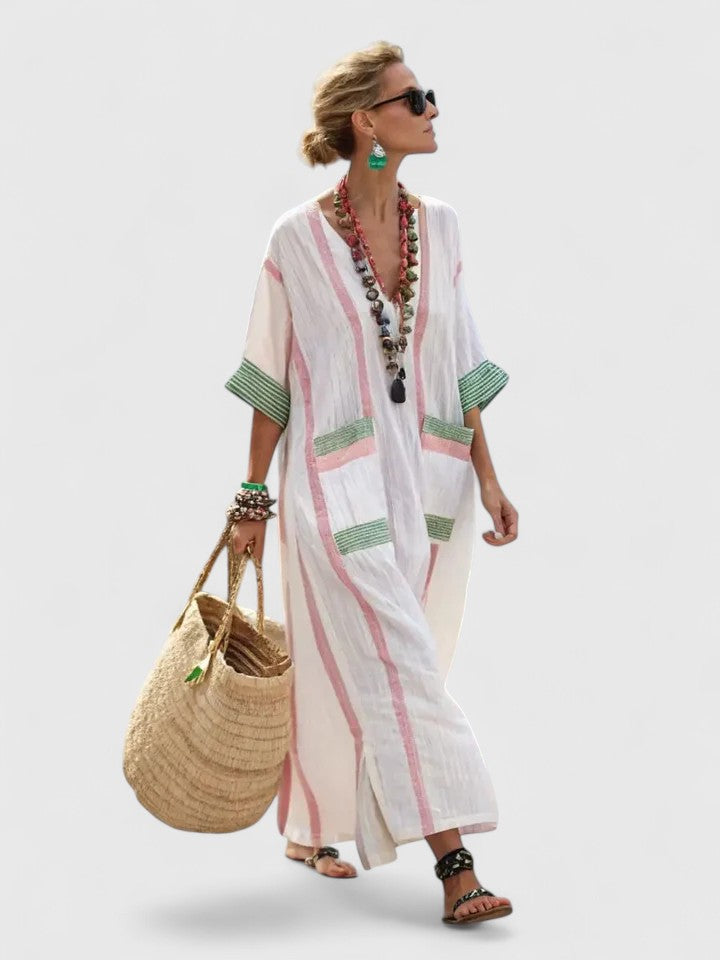 Women’s Elegant Summer Maxi Dress with Flowy Silhouette
