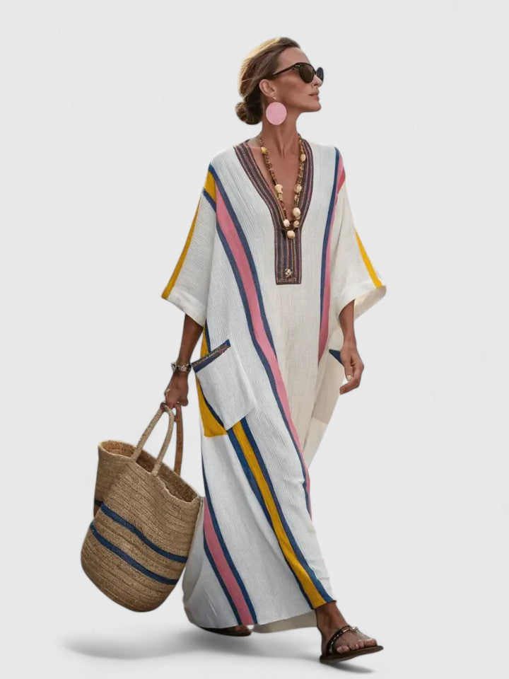 Women’s Elegant Summer Maxi Dress with Flowy Silhouette