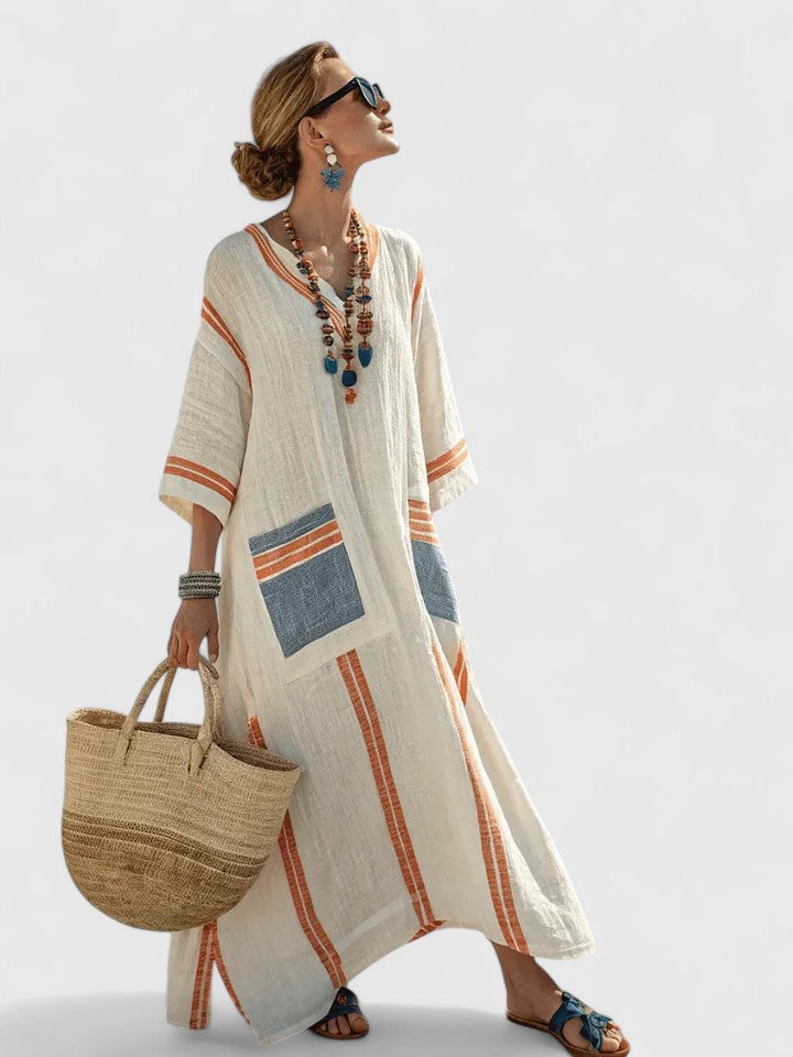 Women’s Elegant Summer Maxi Dress with Flowy Silhouette