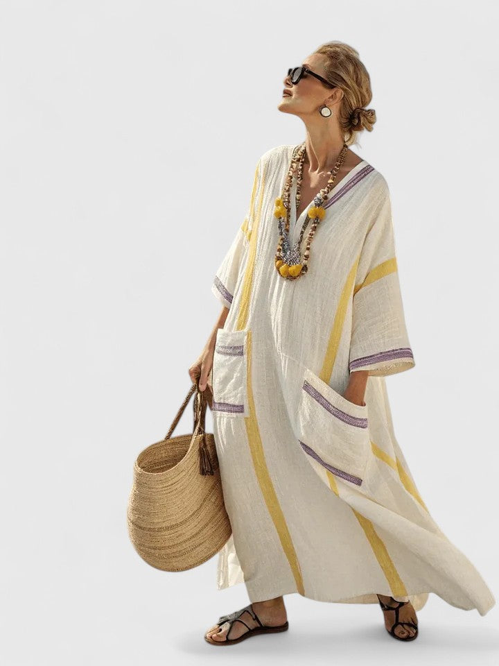Women’s Elegant Summer Maxi Dress with Flowy Silhouette