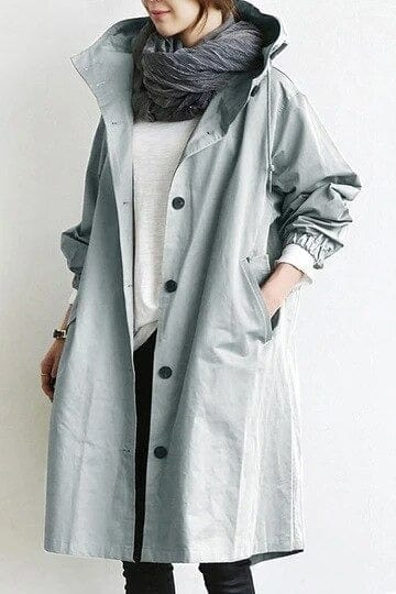 Women’s Waterproof Belted Trench Coat