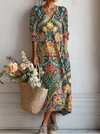 Women’s Relaxed Fit Maxi Dress with Practical Pockets