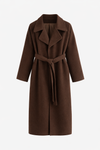 Women’s Belted Trench Coat with Classic Lapel