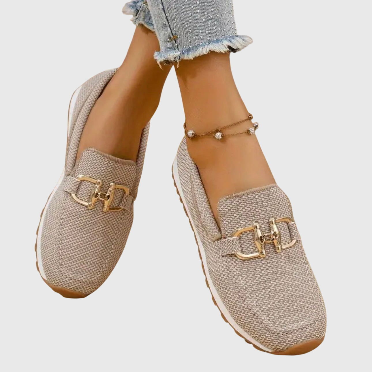 Orthopedic Loafers with Ergonomic Sole Structure