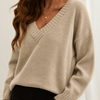 Women’s Oversized V Neck Jumper