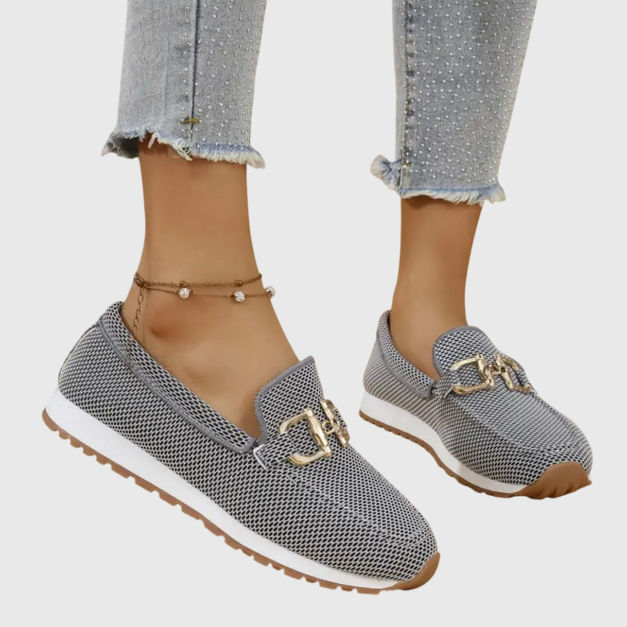 Orthopedic Loafers with Ergonomic Sole Structure
