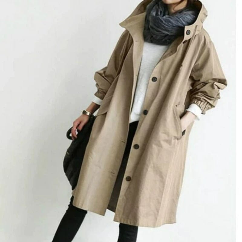 Women’s Waterproof Belted Trench Coat
