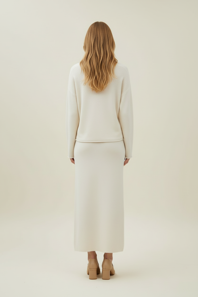 Relaxed Knit Pullover with Minimal Silhouette